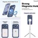 Vooii Magnetic for iPhone 17 Pro Case, Compatible with Magsafe (Premium Liquid Silicone) (Integrated Camera Control Button) Full Body Protective Anti-Scratch Microfiber Lining 6.3", Navy Blue