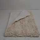 OLANLY Bathroom Rugs 59x20, Extra Soft Absorbent Chenille Bath Rugs, Rubber Backing Quick Dry, Machine Washable Bath Mats for Bathroom Floor, Tub and Shower, Home Decor Accessories, Ivory