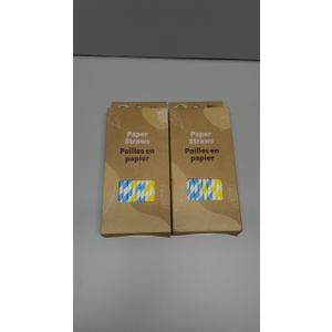 Paper Straws Jumbo PK 75ct Pack Of 2