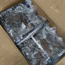 4 Pcs Plate Holders Organizer, Metal Drying Rack, Metal Dish Storage Dying Display Rack, Upright Dish Racks for Cabinet, Counter and Cupboard, Black