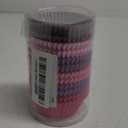 qiqee 300 Counts Cupcake Liners Cupcake Cups Food Grade 6 Solid Pink Purple Colors Cupcake Papers Muffin Baking Cups Cupcake Wrappers (Standard Size)