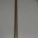 Ivilon Tension Curtain Rod - Spring Tension Rod for Windows or Shower, 36 to 54 Inch. Warm Gold