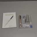 Electric Nail Drill Cordless, 35000RPM Portable Electric Nail File with LCD Display and 12 Nail Drill Bits for Acrylic & Gel Nails, Professional Manicure & Pedicure Kit Set Golden