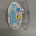 Electric Nail File Drill for Baby No Sharp Claws Hurt, 6 in 1 Safety Cutter Trimmer Clipper for Toes and Fingers (Blue)