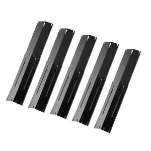 Outspark Universal Heat Plate Shield, Heat Tent, Flavorizer Bar, Burner Cover, Flame Tamer Replacement Parts for Gas Grill,Adjustable Extends from 11.75" up to 21",4 Pack,Porcelain Steel