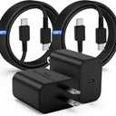 45W USB-C Charger for Samsung Charger Fast Charging, Type C Charger Block &10FT USBC to USBC Cable 2Pack for Galaxy S24 Ultra/S24+/S23 S22 S21 Ultra/Plus, iPad Pro/Air/Mini, Android Phone Charger Cord