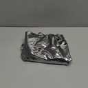 Floerns Women's Sparkly Metallic Clubwear Halter Tie Neck Sleeveless Ruched Tank Top, Small