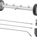 M MINGLE Undercarriage Pressure Washer Attachment, 16 Inch Powerful Under Car Washer with Car Wash Mitt, Low-Clearance Vehicle Compatible, 4000 PSI