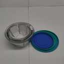 Anchor Hocking Glass Food Prep and Mixing Bowls with Lids, Blue, 6-Piece Set