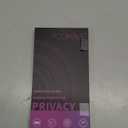 PDDKISS Compatible for iPhone 15 Pro Max Privacy Screen Protector Tempered Glass 6.7 Inch, Pink Gradient Anti Spy Anti Blue Light HD Easy Installation