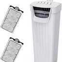 Moonorange Aquarium Filter(3.5W), Fish Tank Filter, Low-Water Filter for Small Fish Tank and Turtle Tank, for Reptile Tank Up to 15 Gallon, with 2 Cartridges(White)