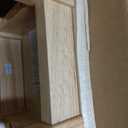 Linon Binya Natural 24" Counter Stool with Round Seat