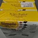 Simple Mills Sweet Thins Cookies, Seed and Nut Flour, Chocolate Brownie - Gluten Free, Paleo Friendly, Healthy Snacks, 4.25 Ounce (Pack of 3)