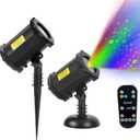 Garden Lights, Dynamics Firefly Light LED, Star Christmas Projector with Remote Control Waterproof IP65 Outdoor Garden, Festival, Party, Halloween, Christmas Decoration Lights