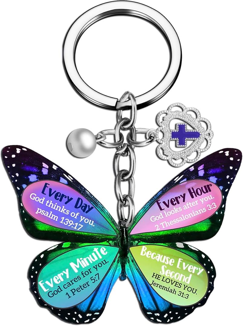 10 x OEHEDOU Christian Gifts For Women Birthday Gifts For Women Butterfly Gift Inspirational Religious Spiritual Gift For Female