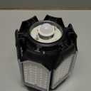 Adiding LED Garage Light Rotatable, Bright Basement Shop Ceiling Bay Lighting Fixture w/ 6 Adjustable Panels Screw in E26 E27 Bulb Base for Attic, Shed, Warehouse, Home Gym, Utility, Workshop (Rotatable - 1 Pack)