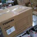 Toshiba ML-EM62P(SS) Large Countertop Microwave with Smart Sensor, 6 Menus, Auto Defrost, ECO Mode, Mute Option & 16.5" Position Memory Turntable, 2.2 Cu Ft, 1200W, Stainless Steel