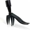 High Hardness Weed Pulling Tool - Manual Stand Up Weed Puller Tool Head Replacement - 4-Claw Steel Head Design, Black