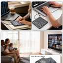 8 in 1 External CD/DVD Drive,USB 3.0 and Type-C Disc Burner Player Reader Writer,Slim and Portable CD DVD +/-RW Optical Drive for PC Laptop Desktop MacBook Mac Windows Linux OS Apple