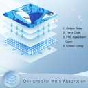 MooMoo Baby Training Underwear for Boys and Girls 8 Packs Absorbent Toddler Training Pants for Girs 2T-7T (4T)