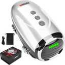 Professional Haircut Massager/Cordless Handheld Massager, Vibration Neck/Legs/Hands/face Massager, 2 Massage nodes 2600AMH (Silver)