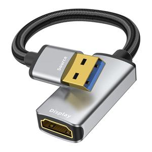THANDBLE USB to HDMI Adapter 1080P 60Hz, USB A 3.0 to HDMI Adapter for Monitor, TV, Projectors, Compatible with Mac OS Windows 7/8/10/11 - Requires Driver Installation