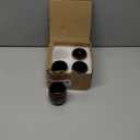 3 oz Ceramic Mini Espresso Cups Set of 4, Espresso Mugs, Porcelain Coffee Mugs Demitasse Cups, Modern Style Handless, Microwave Dishwasher Safe (Morandi Color)