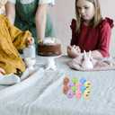 PRETYZOOM 100Pcs Speckled Eggs Hatching Dinosaur Eggs Children's Day DIY Crafts Easter Eggs Ornaments for Decor, 0.6 x 0.7 Inch