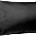 Pillow Case Double-Sided Mulberry Silk Pillowcase for Hair and Skin, King Size, Black
