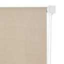 NUTRO CHILL Window Blinds, Blackout Blinds with Thermal Insulated, UV Protection Linen Window Shades for Home, Door, Kitchen, Bathroom (34" W x 68" L, Beige)