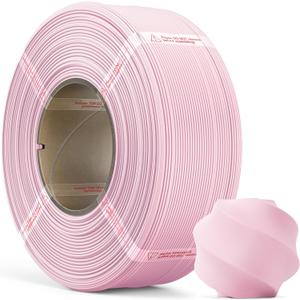 PLA Matte, Pre-Dried Refill Filament 1kg (2.2lbs) for Reusable Spools, 1.75mm Spool-Less 3D Printing Filament, Compatible with Bambu Lab 3D Printers Sakura Pink