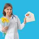 4 x 12 Pack Nurse Graduation Card with Envelopes and Stickers 2025 Nursing Congratulations Gifts Funny RN School Graduation Cards Bulk for Nurse Healthcare Worker Doctors Students