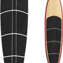 Abahub 12 Piece Surf SUP Deck Traction Pad Premium EVA with Tail Kicker 3M Adhesive for Paddleboard Longboard Surfboard Black/Blue/Gray/Navy Blue/Orange/White