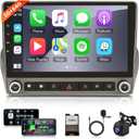 2+64G for Chevrolet Chevy Camaro 2008-2015 Android Car Stereo with Wireless Carplay Android Auto, 9" Touch Screen Car Radio with Bluetooth WiFi GPS Mirror Link FM/RDS DSP Backup Camera SWC
