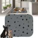 32" x 36" Reusable Dog Training Pads Washable Puppy Pee Pads, 4-Layer Super Absorbent & Leakproof Potty Training Mat with Non-Slip Bottom for Indoor Dogs, Crate & Travel, Gray