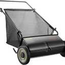 VEVOR Push Lawn Sweeper 26 Inch Leaf & Grass Collector 7 cu. ft. Hopper Bag