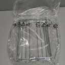 BQMAX Adjustable Turkey Chicken Roasting Rack, Universal Rib Roasting Rack, V-Shaped Turkey Roasting Rack, 11" Poultry Rack for Most Smoker, Ovens