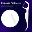 RAZOKO Orthodontic Flossers for Braces, Ortho Dental Floss Picks, Braces Flossers for Kids Teeth & Adults, Unflavored, 75 Count (Pack of 3)