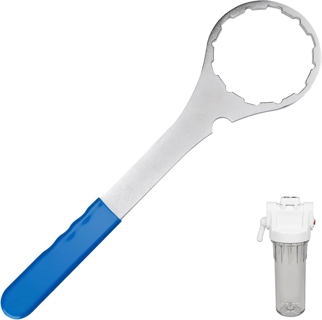 Xastro SPBW-11 Heavy Duty Metal Water Filter Wrench 3.69" ID Whole House Water Filter Wrench Compatible with GE WX5X140, FXWPC, FXWSC, GXWH01C, GXSV10C