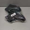 Vonair Girls Fuzzy Warm Winter Short Boots with Furry Faux Fur Lining Bootie Shoes for Toddler Little Big Kids Girls (Black)