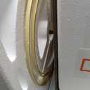 62.5" Wood Floor Lamp for Living Room Gold with Foot Switch Arc Standing Tall Lamps for Bedroom Mid Century Modern Corner Floor Lamps for Office Nursery Industrial Reading Light Room Lamp