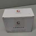 Candle Charisma 50 White Spell Candles – 4″ Unscented Paraffin Chime Candles, Smokeless & Dripless, Colored Candles, Long Burn Time 0.43″ Thick Taper Candles for Rituals, Witchcraft and Parties