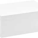 Reskid White Cardstock Thick Paper - Blank Heavy Weight 125 lb Cover Card Stock - 50 Pack (5x7)