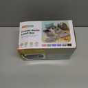 Adults Bento Box with Insulated Lunch Bag, 74oz Capacity 3 Stackable Leak-Proof Bento Box Built-In Utensil and Sauce, PFAS & BPA-Free, Microwave & Dishwasher Safe (Dusk Gray)