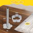 Cake Pop Mold Kit,Cake Pop Cutter, Pusher, 100pcs Cake Pop Sticks, Durable Cake Pop Maker for Cakepops, Lollipops, Chocolates, Candies & Cookies