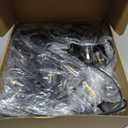 Brightever LED Outdoor String Lights 100FT Patio Lights with 52 Shatterproof ST38 Vintage Edison Bulbs, Outside Hanging Light Waterproof for Porch, Deck, Garden, Backyard, Balcony, 2700K Dimmable