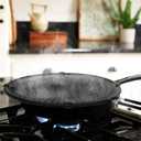 2 x Splatter Screen for Frying Pan, Grease Splatter Guard, Heat-Resistant Splatter Guards for Frying, Silicone Splatter Guard for Everyday Cooking, Dishwasher Safe 16in12in0.5in (Black)