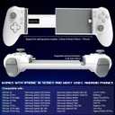 arVin USB C Mobile Gaming Controller for iPhone 17/16/15 Series & Android (USB-C) Plug & Play - Remote Play for PS5/PS4/Xbox/PC Consoles, Cloud Game, Emulator, with Hall Effect Joysticks/Turbo/Back keys