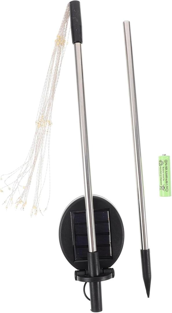 Solar-Powered Led String Lights Outdoor Decor for Garden Lawn Park Random