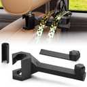 Universal Bow Hanger for Truck, Bow Holder for Headrest, Easy To Install, Quick Attach Bows Hooks for Vehicle Hunting Storage & Archery Transport, Durable Gear Organizer Hanger for Car, Truck & SUV